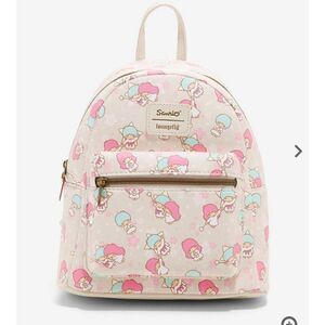 NEW Loungefly‎ Sanrio Little Twin Stars Mini Backpack Rare Hard to Find Print